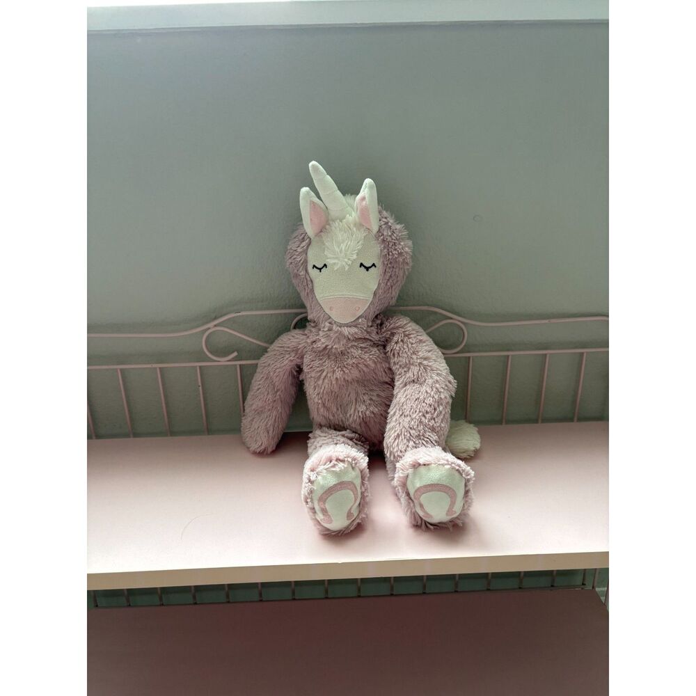 Slumberkins pink rose unicorn 14"